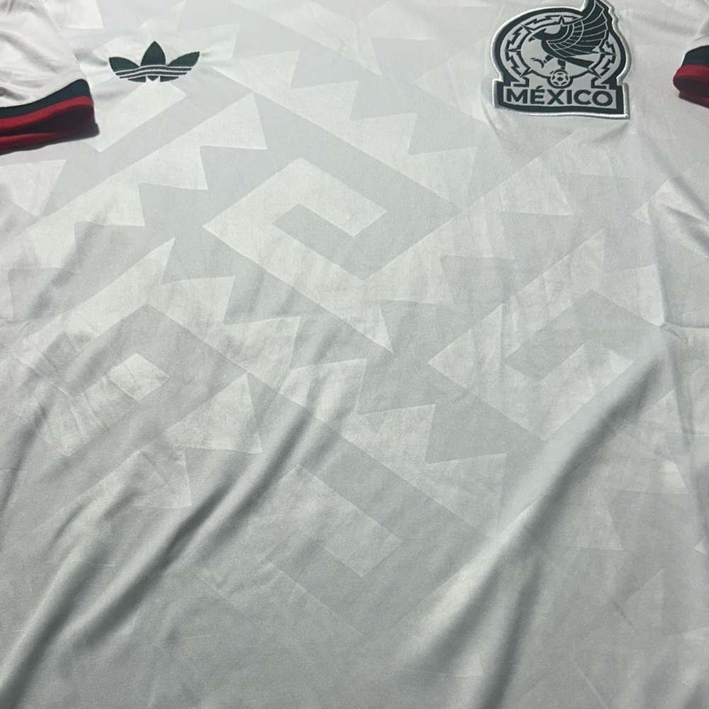 ADIDAS MEXICO National Team Men's White JERSEY Sz M,L,XL, or XXL New w tags - Picture 3 of 6